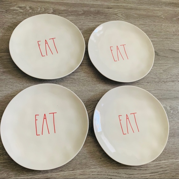 Rae Dunn EAT plates Melamine plates - Picture 3 of 3